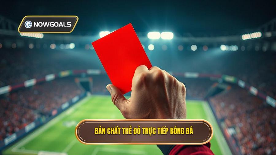 1. Bản chất thẻ đỏ trực tiếp bóng đá