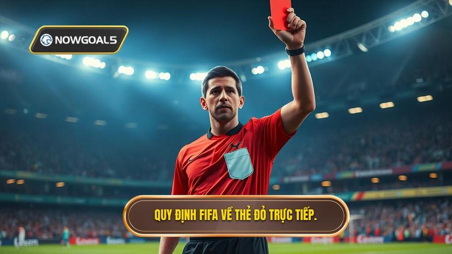 2. Quy định FIFA về thẻ đỏ trực tiếp.