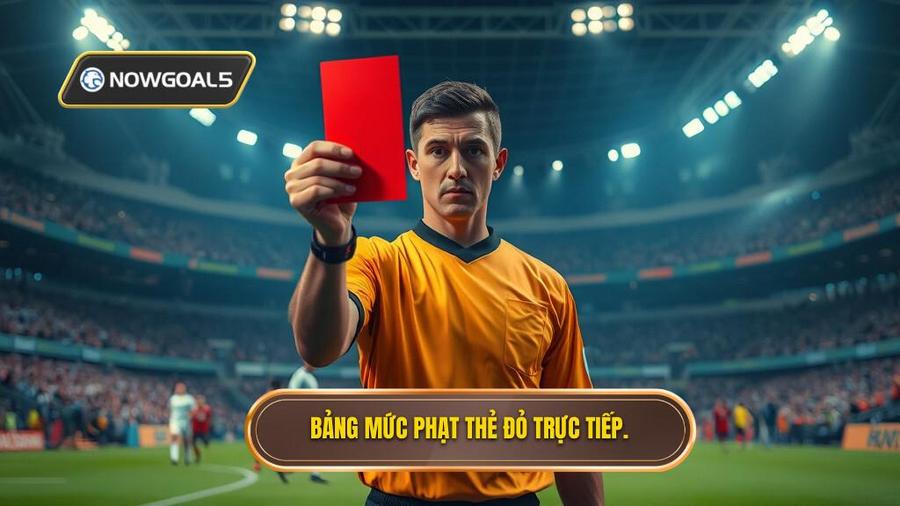 3. Bảng mức phạt thẻ đỏ trực tiếp.