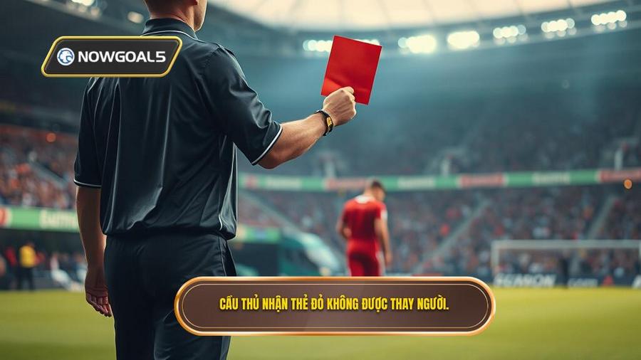 Giải đáp: Thẻ đỏ có được thay người không?