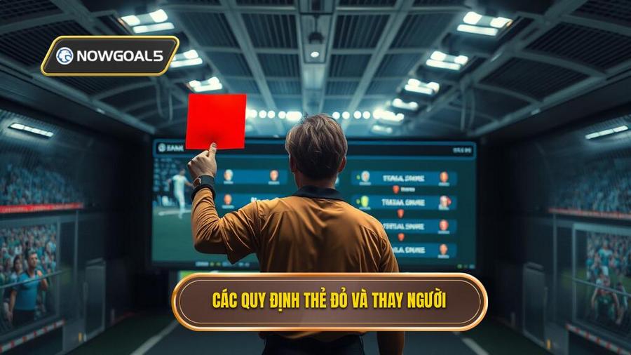 Phân tích các trường hợp đặc biệt về thẻ đỏ và thay người